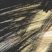 Pennellate nere con luce gialla, 1999